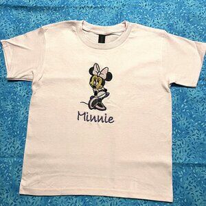 Minnie T-shirt Gildan Sizes: Multiple Pink, Blue, White Red